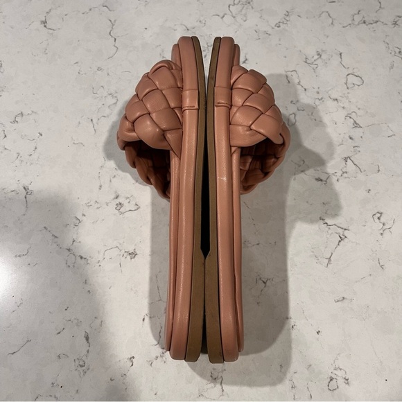 Seychelles Bellissima Womens Woven Slide Flat Sandals In Nude Vegan Leather 7.5 - Picture 5 of 10